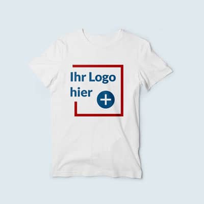 T-Shirt mit Platzhalterlogo