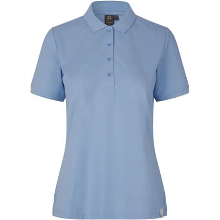 PRO Wear by ID Klassisches PRO Wear CARE Poloshirt für Damen Hellblau