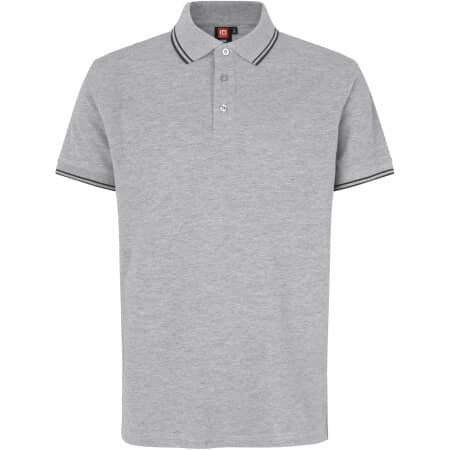 ID Identity Kontrast Stretch-Poloshirt 