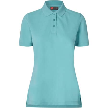 ID Identity Ease Lyocell Damen Poloshirt Alt-Aqua