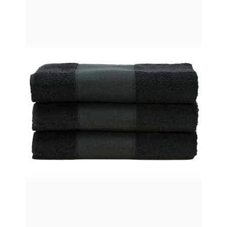 A&R PrintMe Hand Towel Black