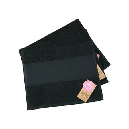 A&R PRINT-Me® Guest Towel Black