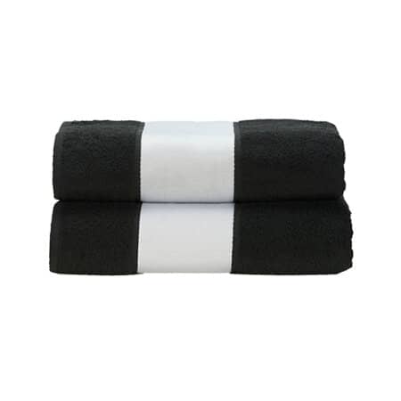 A&R SubliMe Bath Towel Black
