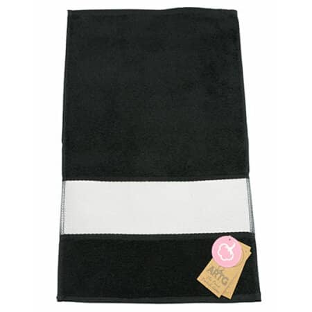 A&R SUBLI-Me® Guest Towel Black