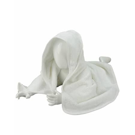 A&R Baby Hooded Towel White|White|White