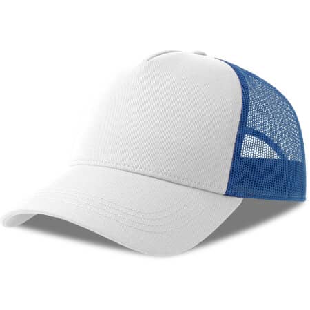 Atlantis Rapper Cotton-S Cap White|Royal