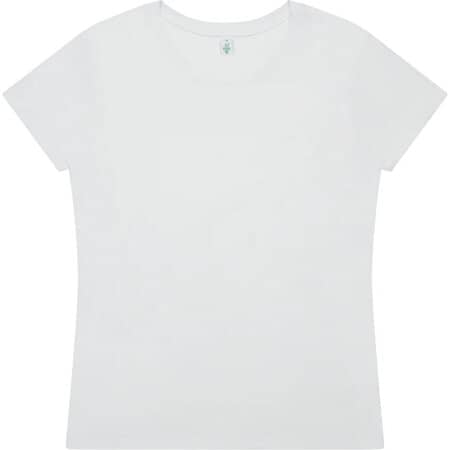EarthPositive Women`s Fit Bamboo Jersey T-Shirt White