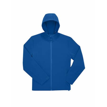 B&C Reset Hooded Softshell Royal Blue