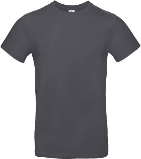 T-Shirts in Dark Grey (Solid): T-Shirt #E190 BCTU03T von B&C