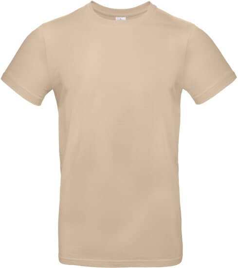 T-Shirts in Sand: T-Shirt #E190 BCTU03T von B&C