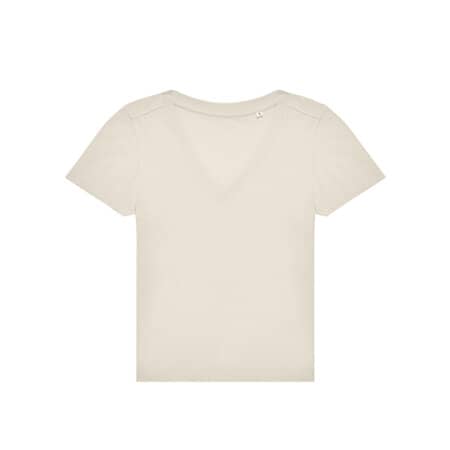 B&C Women´s #E150 V T-Shirt Off White