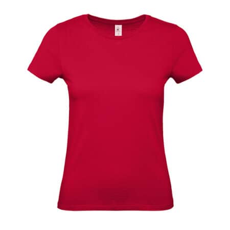 B&C T-Shirt #E150 / Women Deep Red