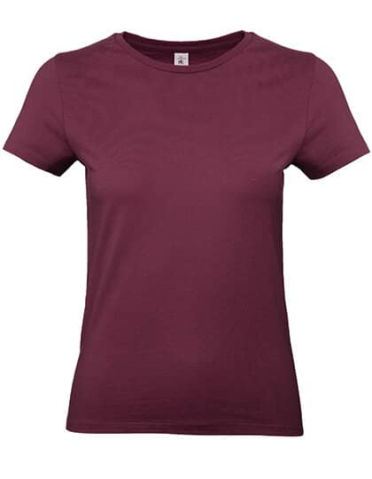 T-Shirts in Burgundy: T-Shirt #E190 / Women BCTW04T von B&C