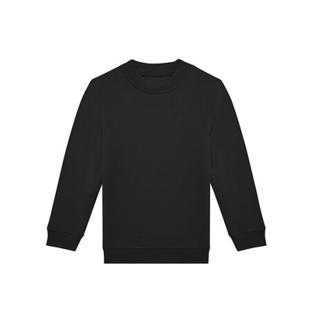 B&C Kids ID.332 Crew Sweatshirt Black