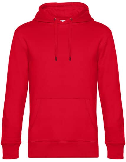 Hoodies in Red: KING Hooded Sweat BCWU02K von B&C