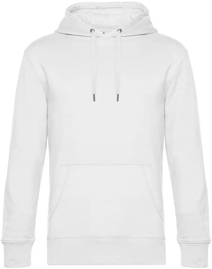 Hoodies in White: KING Hooded Sweat BCWU02K von B&C