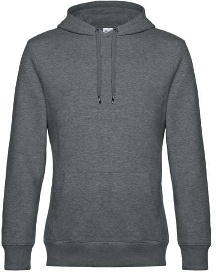Hoodies in Heather Mid Grey: KING Hooded Sweat BCWU02K von B&C