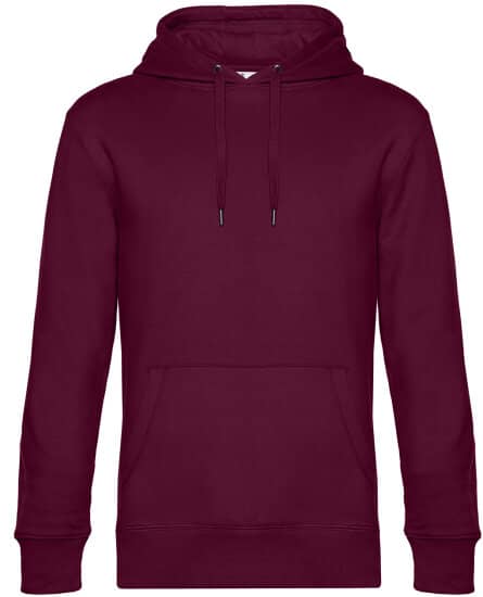 Hoodies in Dark Cherry: KING Hooded Sweat BCWU02K von B&C