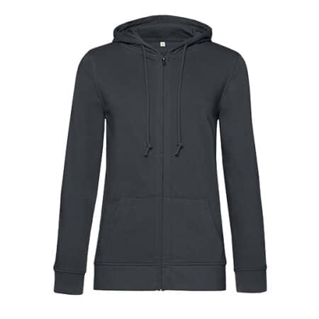 B&C Inspire Zipped Hood Jacket /Women Asphalt