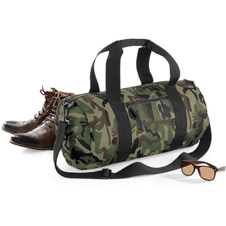 BagBase Camo Barrel Bag 