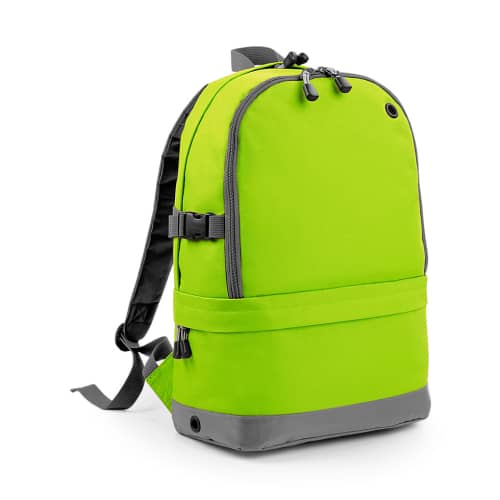 Bag Base BG10 Rucksack / Schmutzfangsack – 45x34 Cm, 11 Liter, Wasserdichtes Nylon, Neongelb, Fluoreszierend