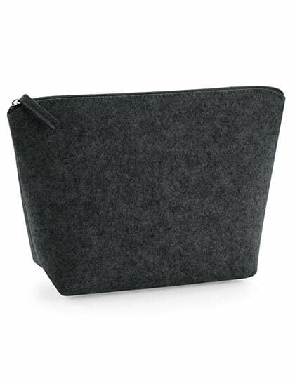 Taschen in Charcoal Melange: Felt Accessory Bag BG724 von BagBase
