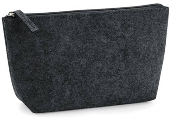 Taschen in Charcoal Melange: Felt Accessory Bag BG724 von BagBase
