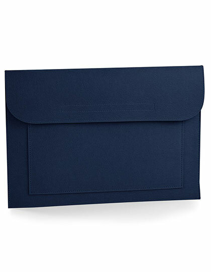 Taschen in Navy: Felt Laptop / Document Slip BG726 von BagBase
