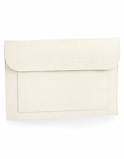 Taschen in Soft White: Felt Laptop / Document Slip BG726 von BagBase