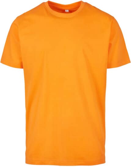 T-Shirts in Paradise Orange: T-Shirt Round Neck BY004 von Build Your Brand