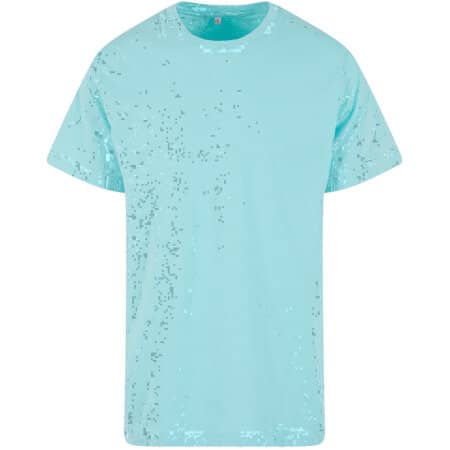 Build Your Brand T-Shirt Round Neck Beryl Blue