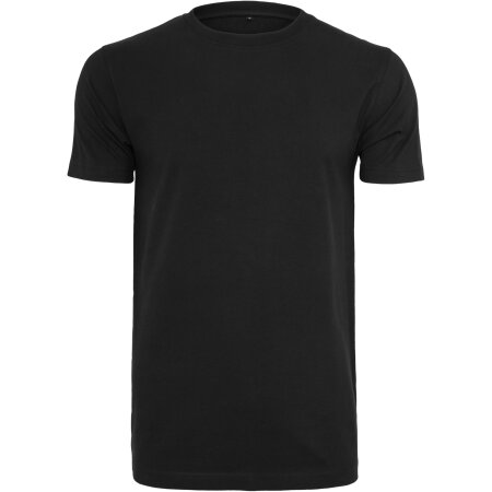 Build Your Brand T-Shirt Round Neck Black