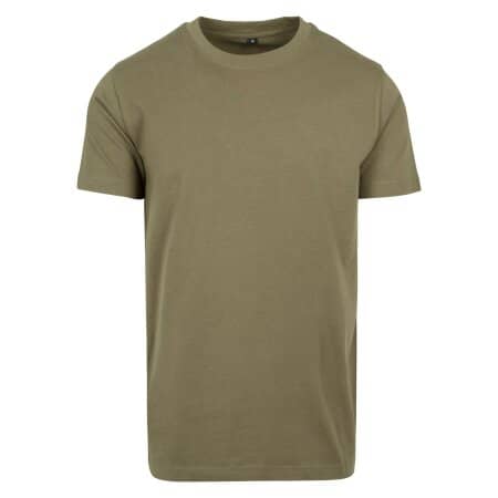 Build Your Brand T-Shirt Round Neck Olive