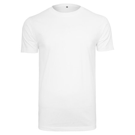 Build Your Brand T-Shirt Round Neck White