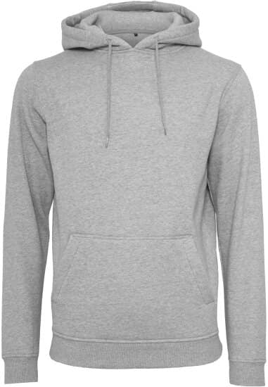 Hoodies in Heather Grey: Heavy Hoody BY011 von Build Your Brand