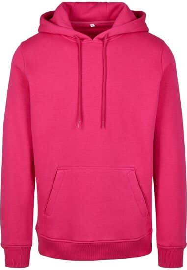 Hoodies in Hibiskus Pink: Heavy Hoody BY011 von Build Your Brand