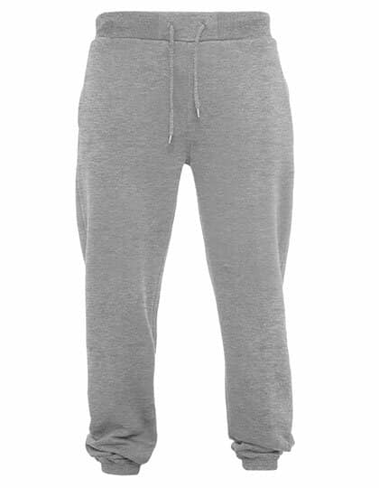 Hosen in Heather Grey: Heavy Sweatpants BY014 von Build Your Brand