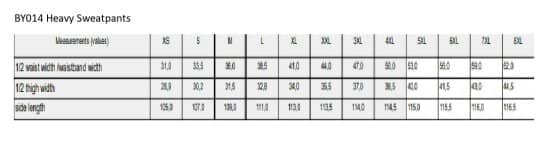 Hosen: Heavy Sweatpants BY014 von Build Your Brand