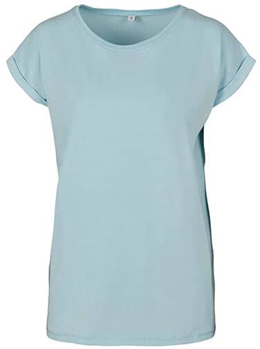 T-Shirts: Ladies` Extended Shoulder Tee BY021 von Build Your Brand