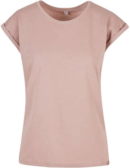 T-Shirts in Dusk Rose: Ladies` Extended Shoulder Tee BY021 von Build Your Brand