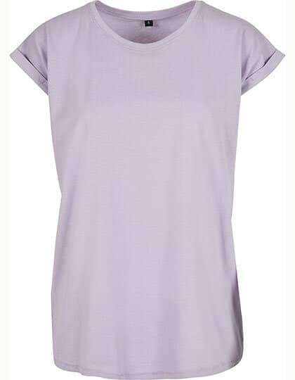 T-Shirts in Lilac: Ladies` Extended Shoulder Tee BY021 von Build Your Brand