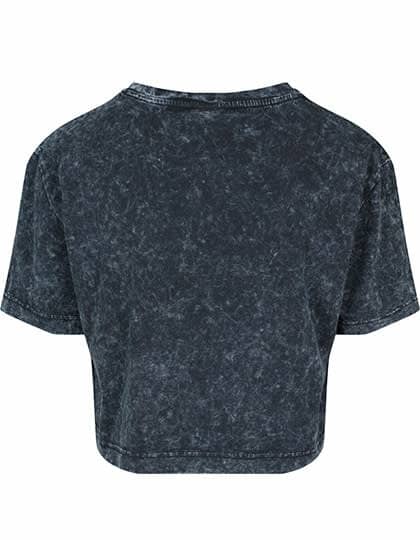 T-Shirts: Ladies` Acid Washed Cropped Tee BY054 von Build Your Brand