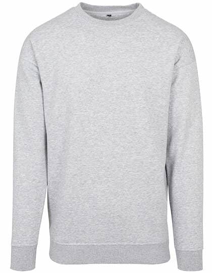 Sweatshirts in Heather Grey: Sweat Crewneck BY075 von Build Your Brand