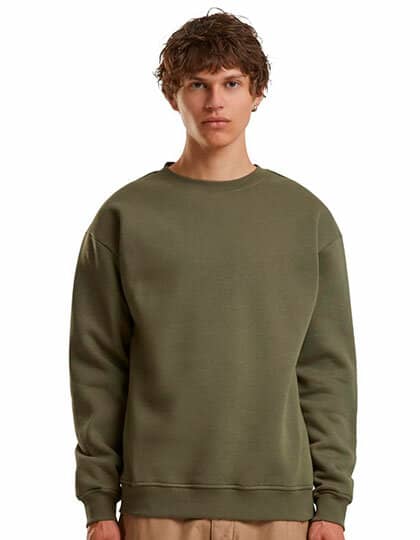 Sweatshirts in Olive: Sweat Crewneck BY075 von Build Your Brand