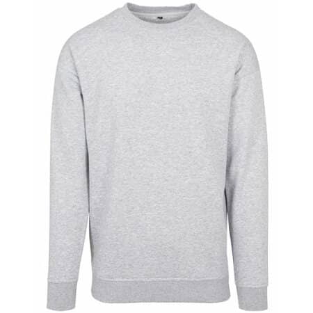 Build Your Brand Sweat Crewneck Heather Grey