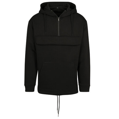 Build Your Brand Sweat Pull Over Hoody Black