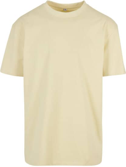 T-Shirts in Soft Yellow: Heavy Oversize Tee BY102 von Build Your Brand