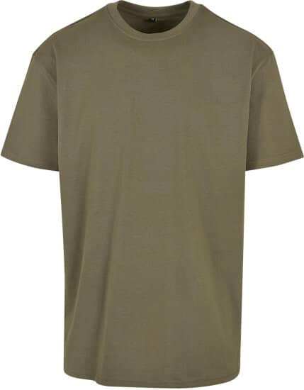 T-Shirts in Olive: Heavy Oversize Tee BY102 von Build Your Brand