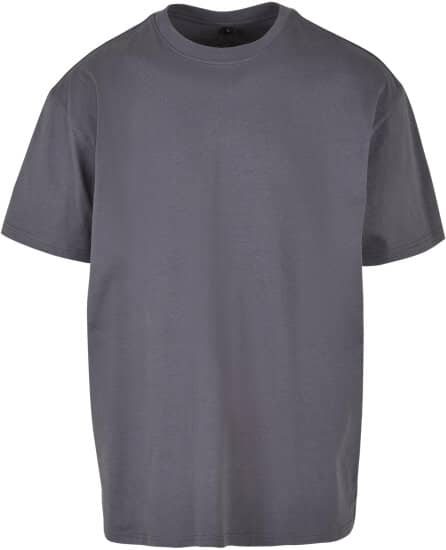 T-Shirts in Dark Grey: Heavy Oversize Tee BY102 von Build Your Brand