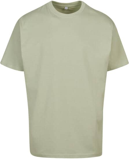 T-Shirts in Soft Salvia: Heavy Oversize Tee BY102 von Build Your Brand